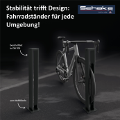 Bicycle stand | hot-dip galvanized